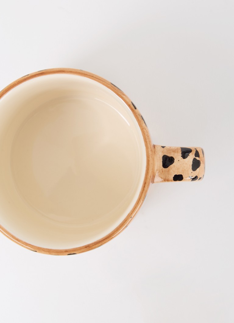Taza Anna + Nina de 40 cl con estampado de leopardo