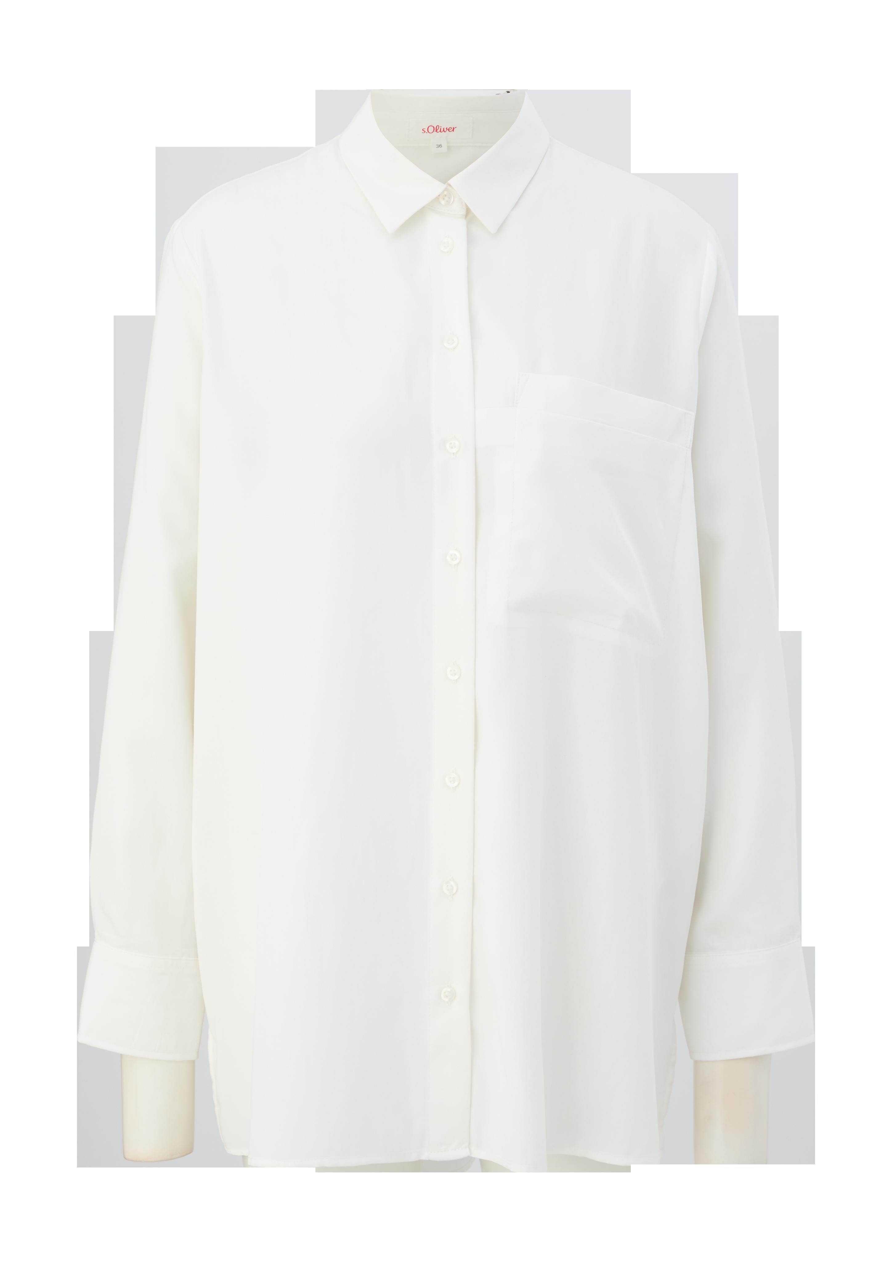Twill-Bluse aus Viskosemix  2124829-0210