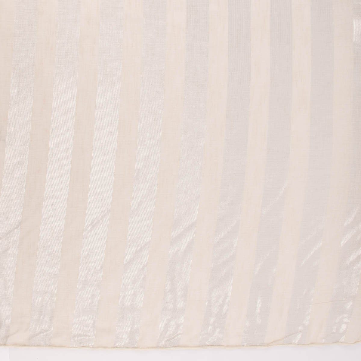 Meterware Rasch Textil Stores Shine Längsstreifen Leinenstruktur linen natur 30, halbtransparent, Kunstfaser, überbreit