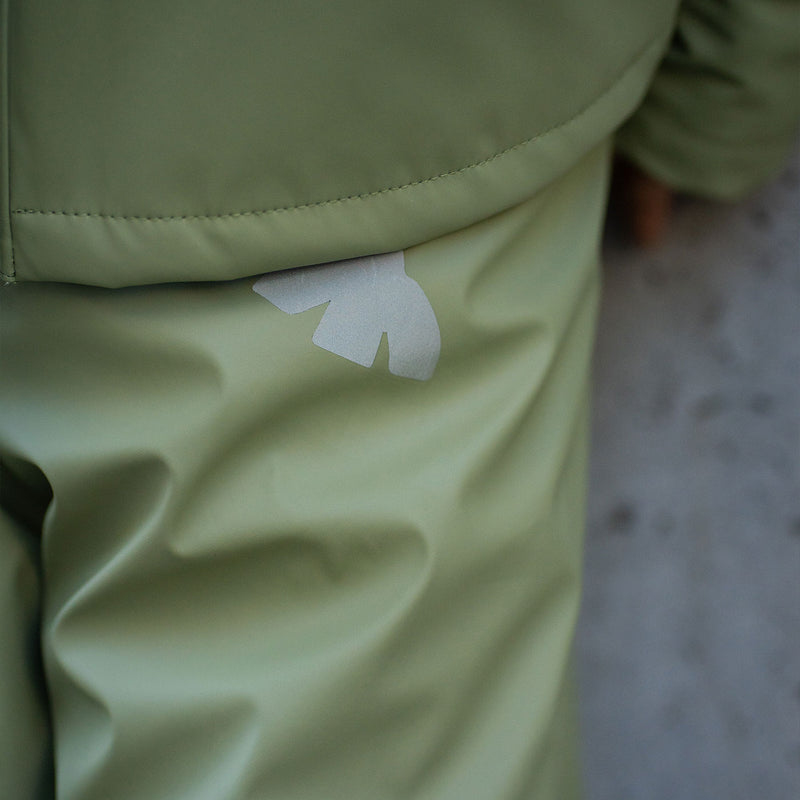 aarhus rain pants wool palma - Grün