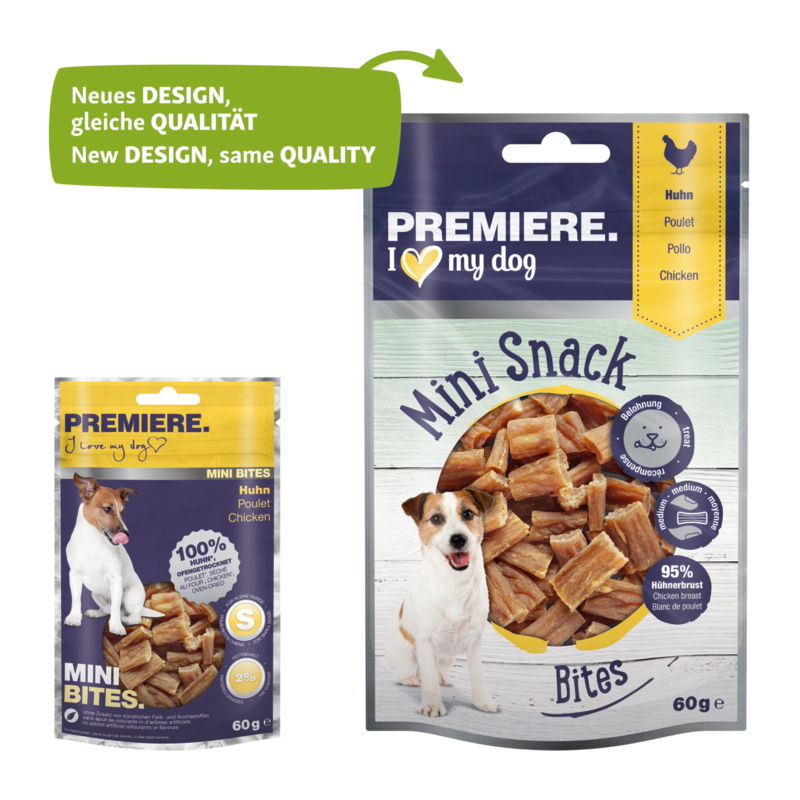 PREMIERE Snacks PREMIERE Mini Bites Huhn 10x60g
