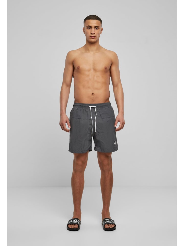 Urban Classics Urban Classics Badeshorts in darkshadow günstig kaufen