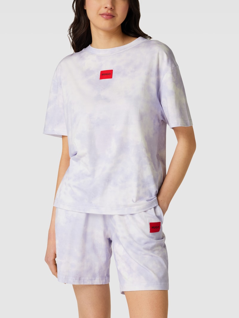 Pyjama in Batik-Optik Modell 'SPLASH_SHORT SET' in lila
