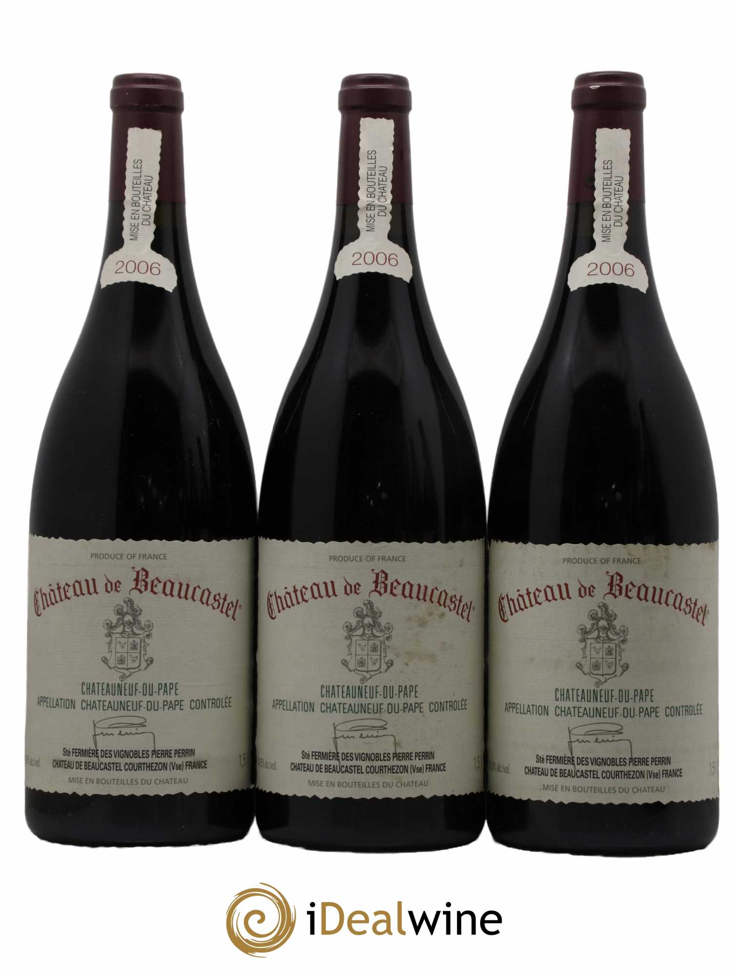 Châteauneuf-du-Pape Château de Beaucastel Famille Perrin  2006 - Lot de 6 Magnums