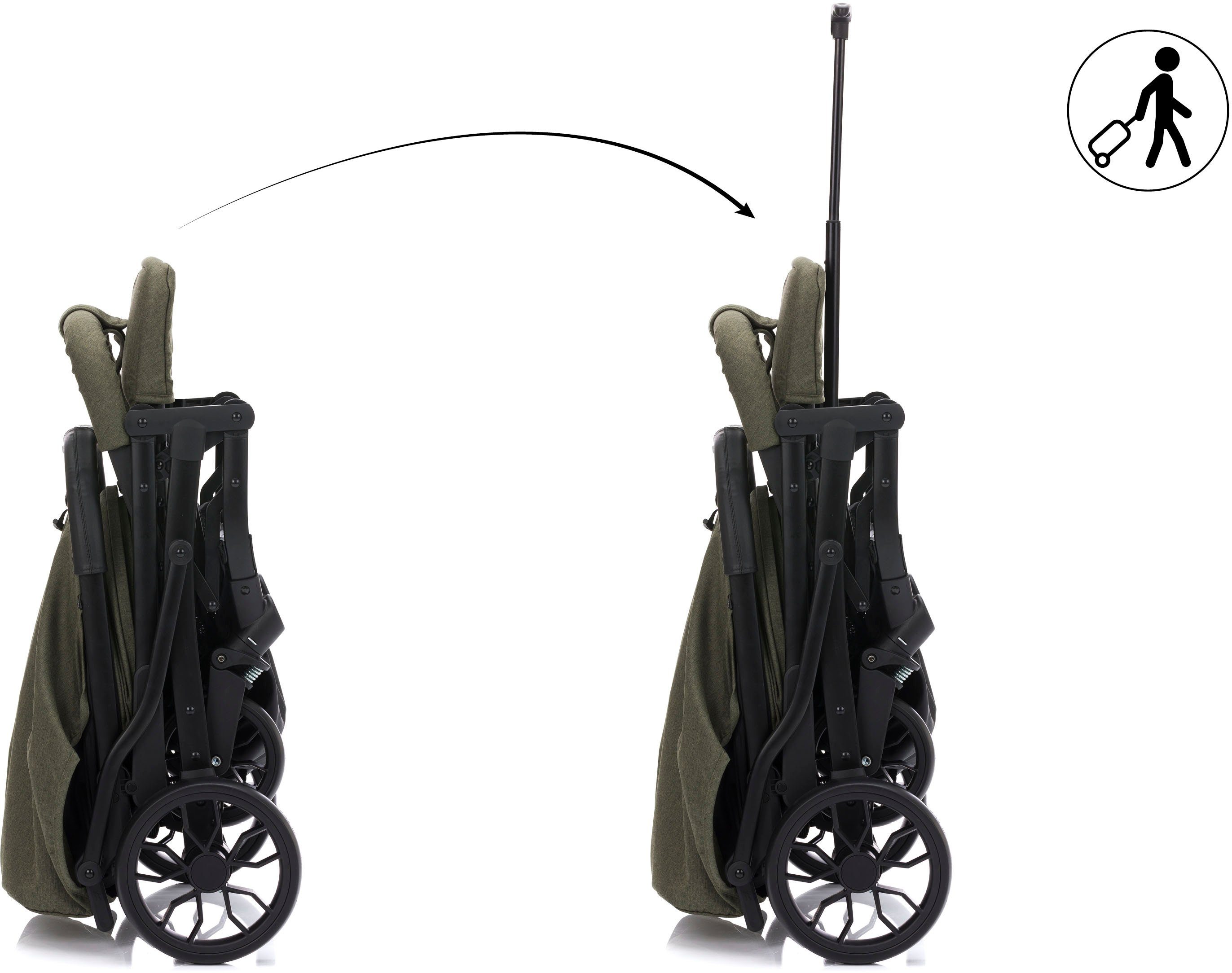 Fillikid Kinder-Buggy Styler Elite, oliv melange