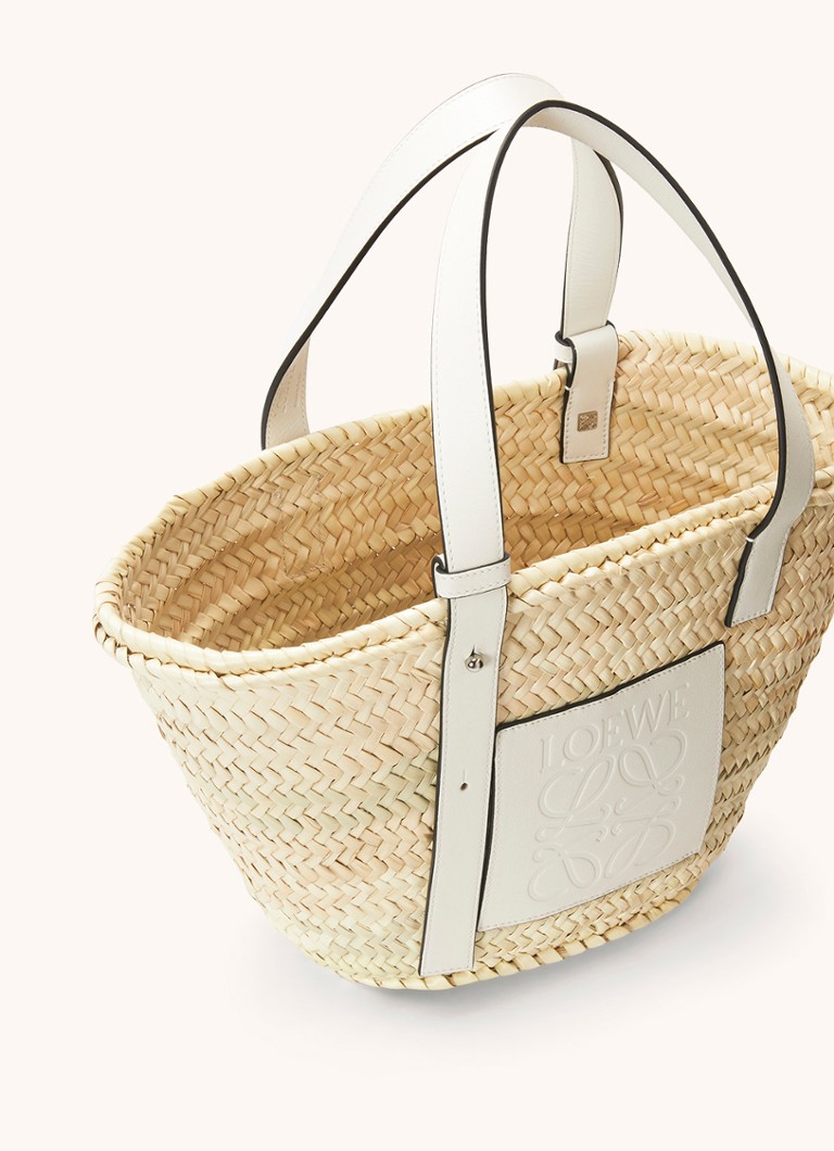 LOEWE-korilaukku vasikannahkaisilla yksityiskohdilla