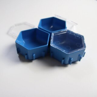 Honeycombs Ressourcenschalen inkl. Deckel (Blau) (3)