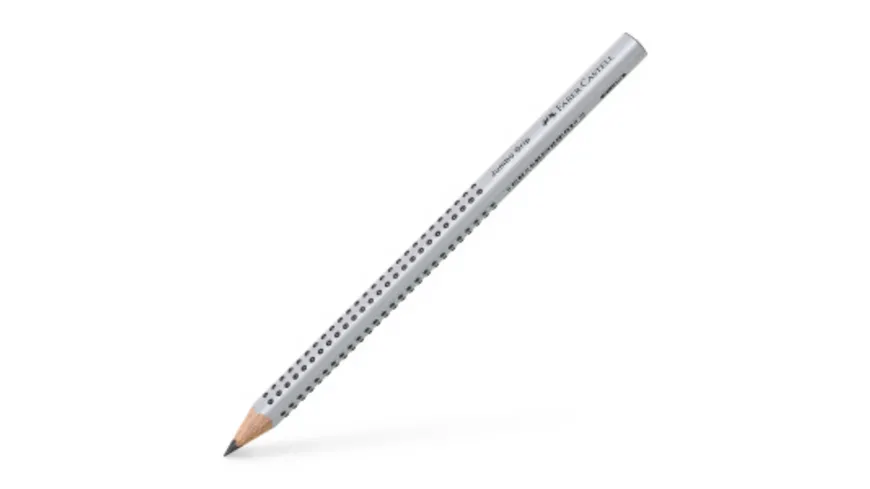 FABER CASTELL Jumbo Grip Bleistift HB silber