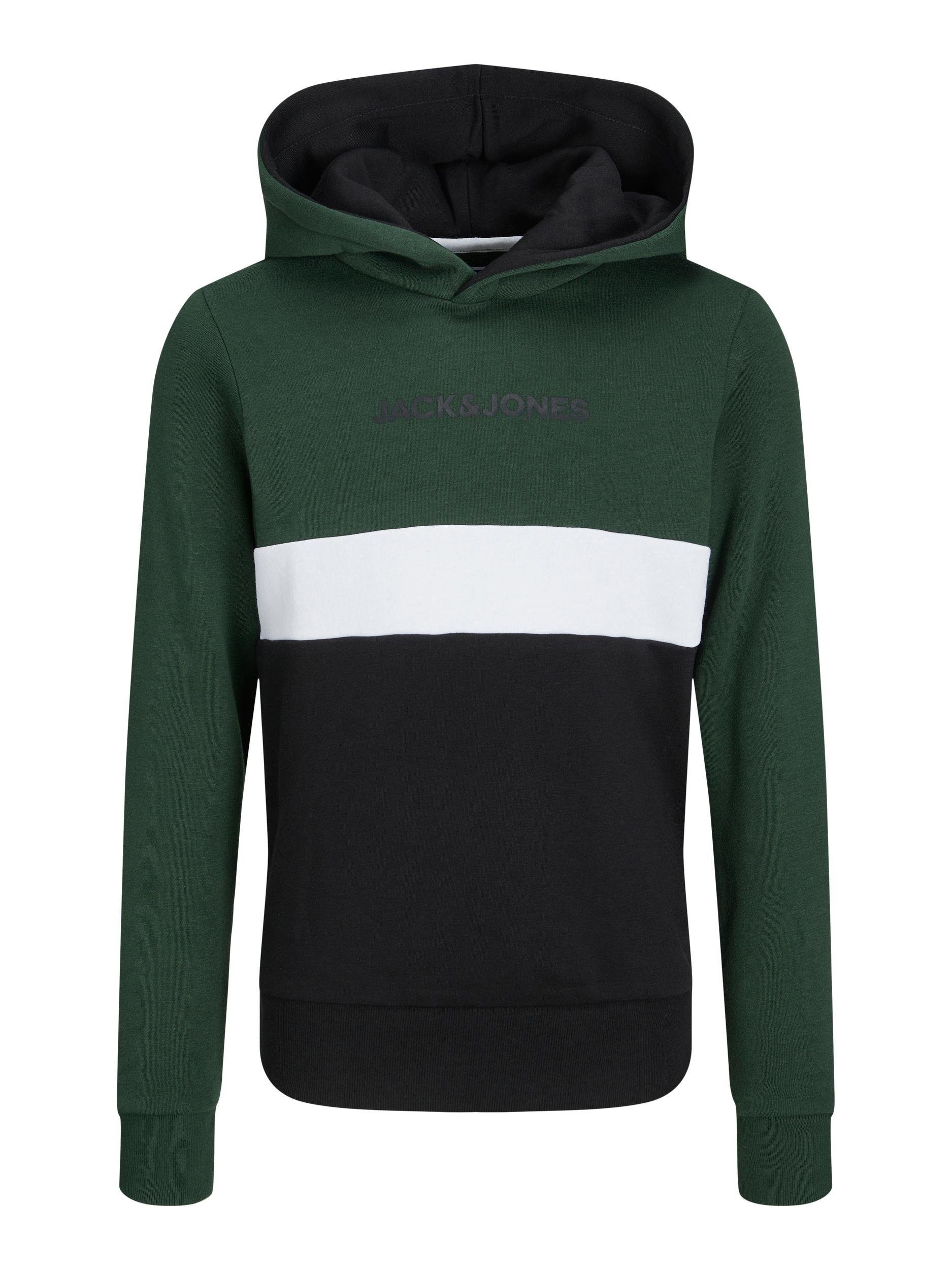 Jack & Jones Junior Hoodie JJEREID BLOCKING SWEAT HOOD SN JNR