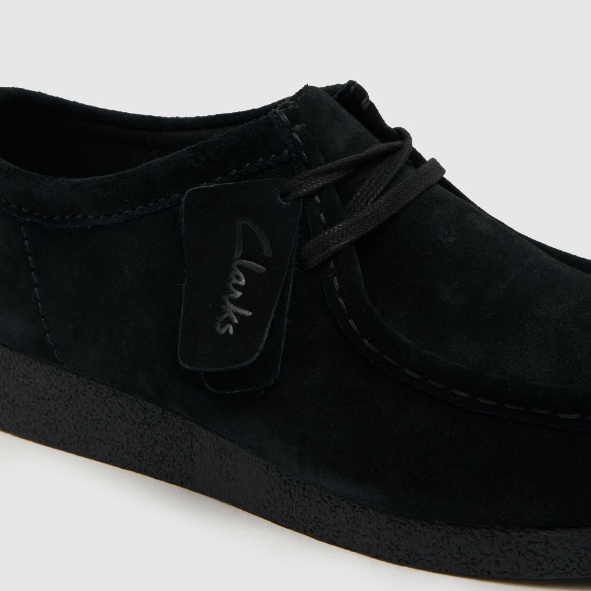 Clarks wallabee evo cipő fekete színben