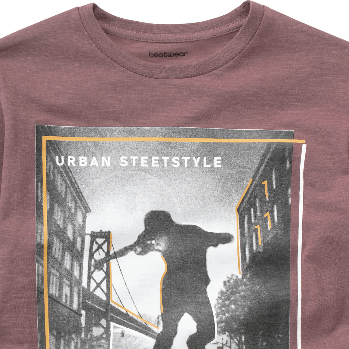 Jungen Langarmshirt mit Foto-Print