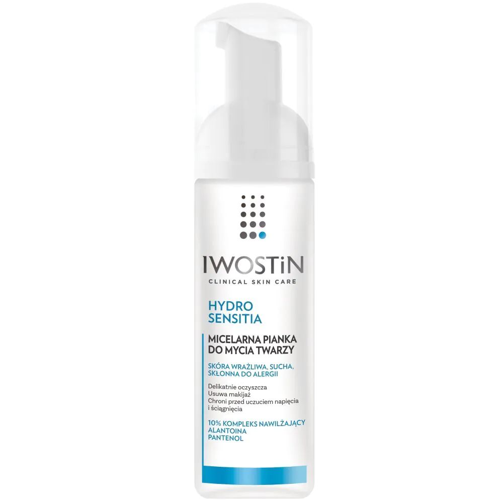 Iwostin Hydro Sensitia veido valymo ir makiažo valymo putos