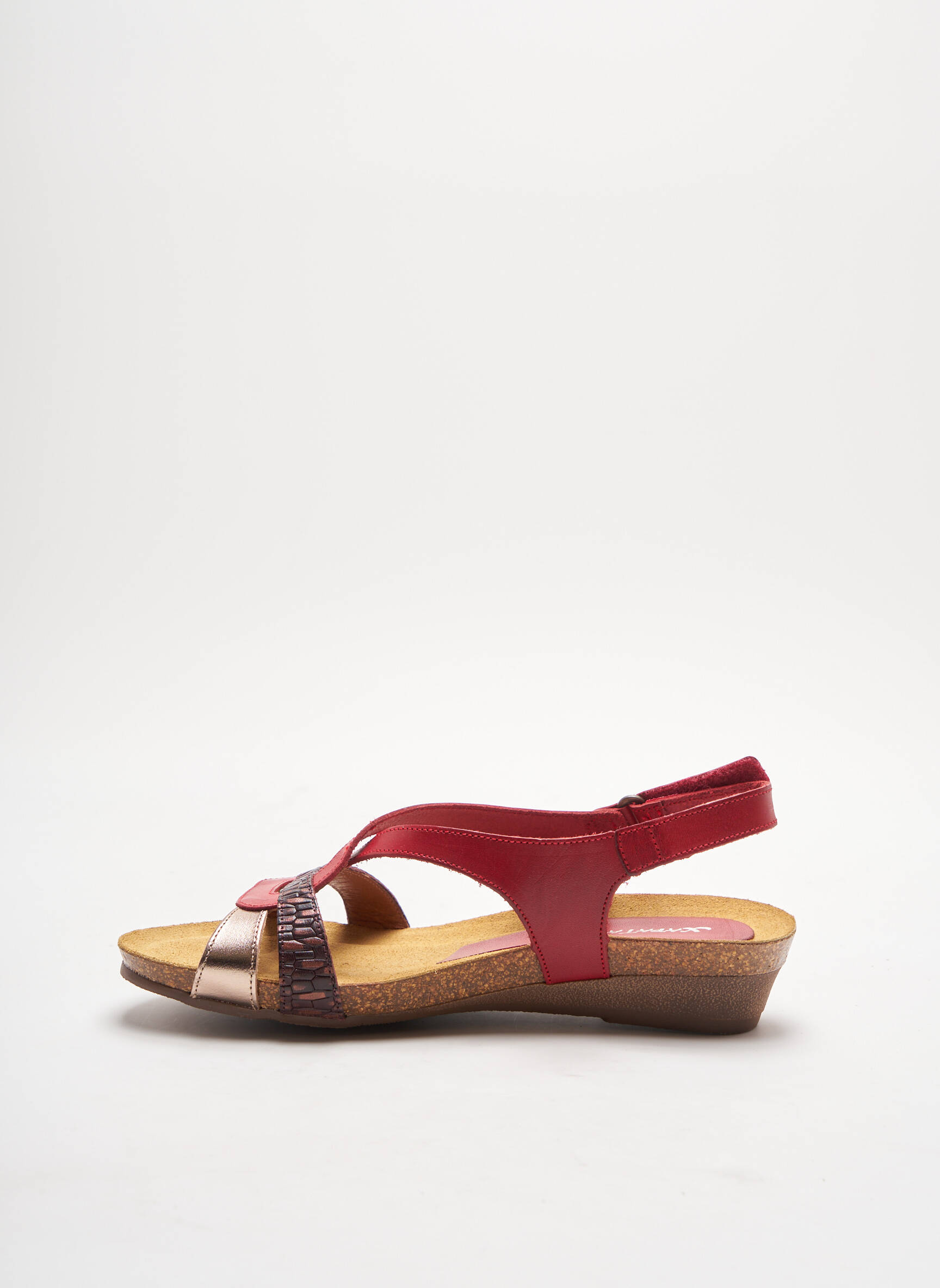 Xapatan Sandales Nu Pieds Femme couleur rouge