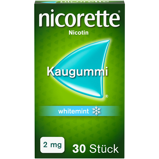 NICORETTE Kaugummi 2 mg whitemint  30 St  Kaugummi