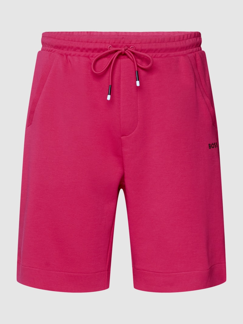 Sweatshorts mit Label-Details Modell 'Headlo' in pink