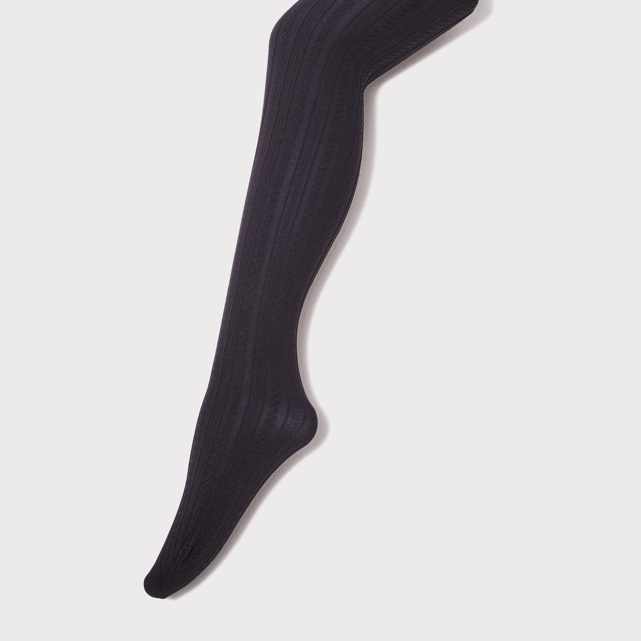 Collants avec torsades noir femme | Cache Cache