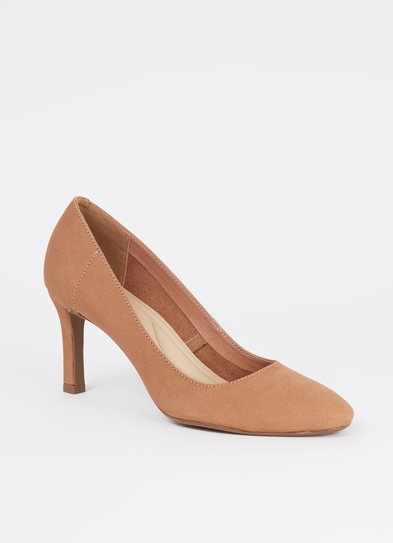Pantofi cu toc Dune London Adele din nubuc