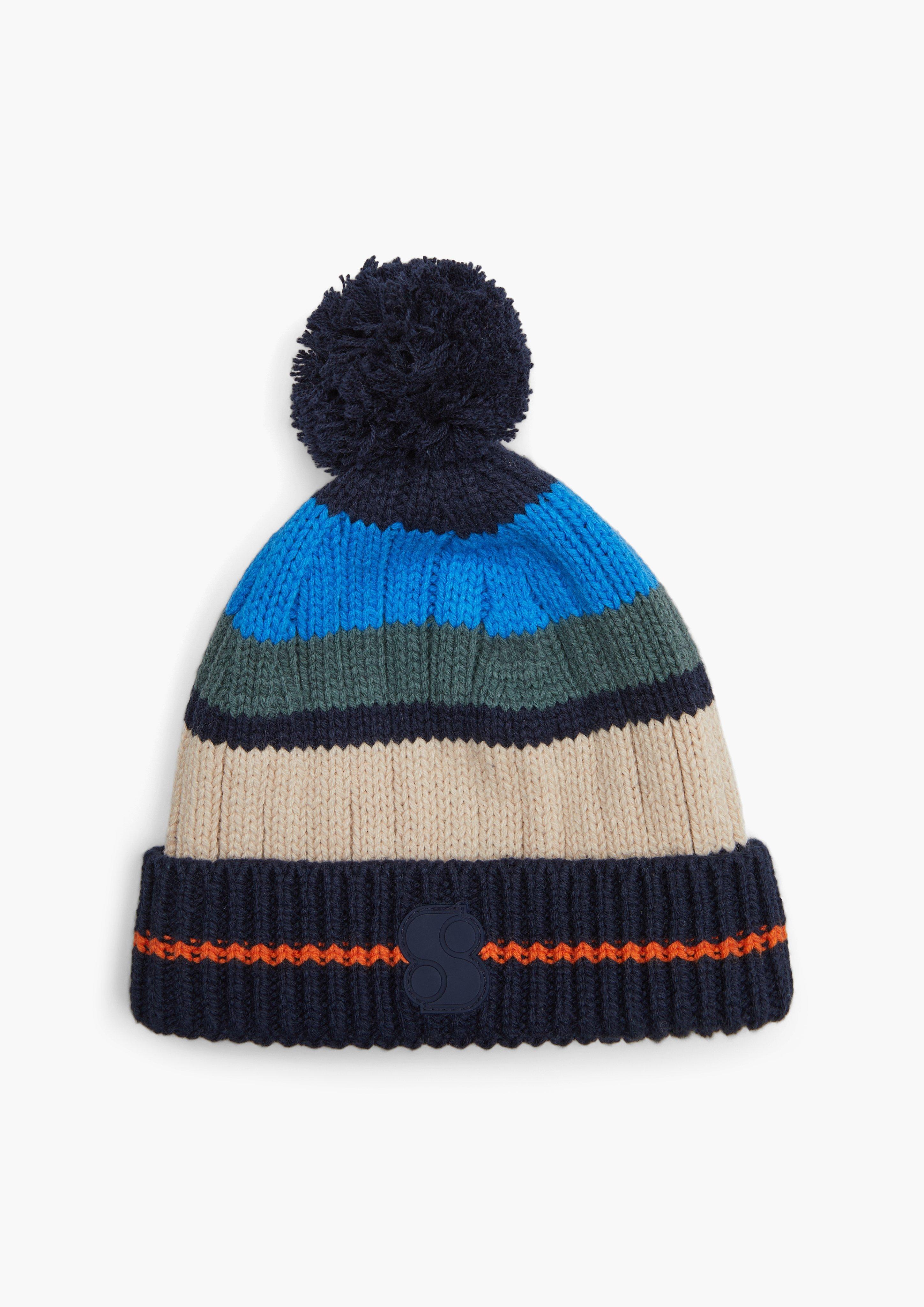 Strickmütze mit Bommel  2116520-59G2