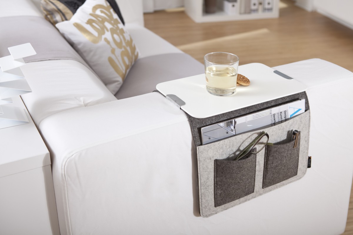 Hecht Sofabutler CARRY dunkelgrau