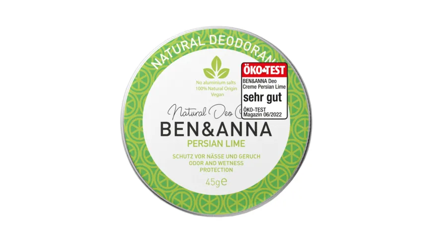 BEN&ANNA Natural Care Deocreme Persian Lime 45 g