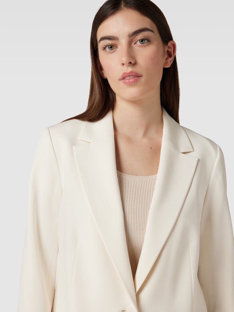 Blazer mit Reverskragen in ecru