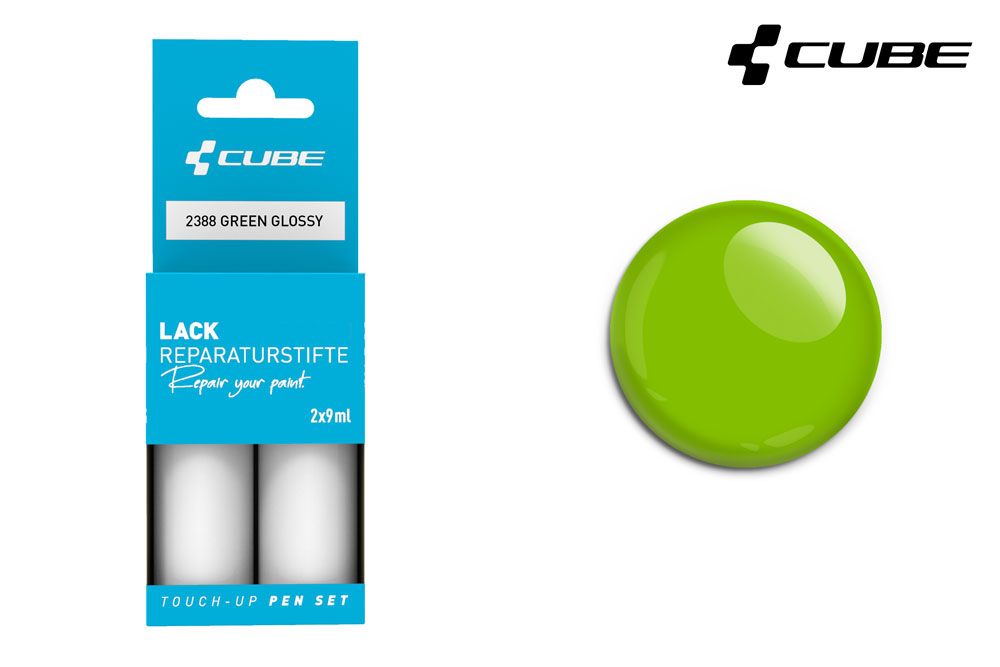 Cube Lackreparaturstift Set GREEN glossy kaufen | Bike-Discount