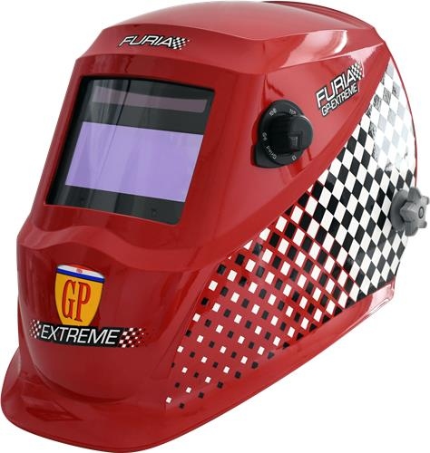 Weldkar 182051721 Furia GP Extreme hegesztősisak, DIN 9-13 hegesztőszűrővel