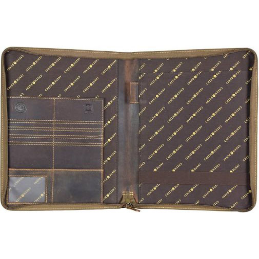 Greenburry Vintage Ringmappe Leder 26 cm