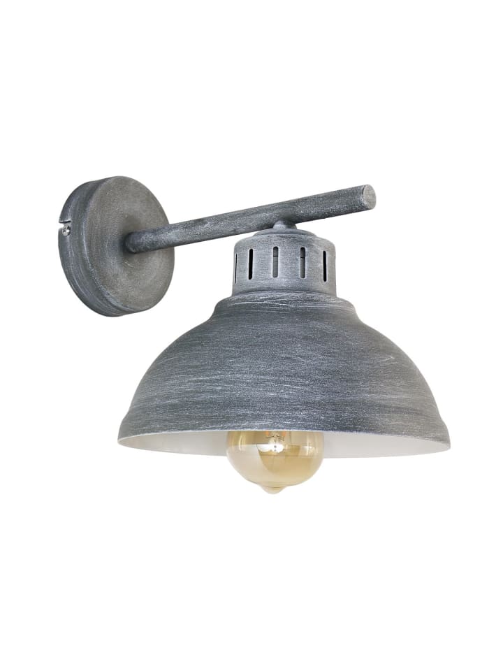 Licht-Erlebnisse Wandlampe in Grau-Patina günstig kaufen onesize