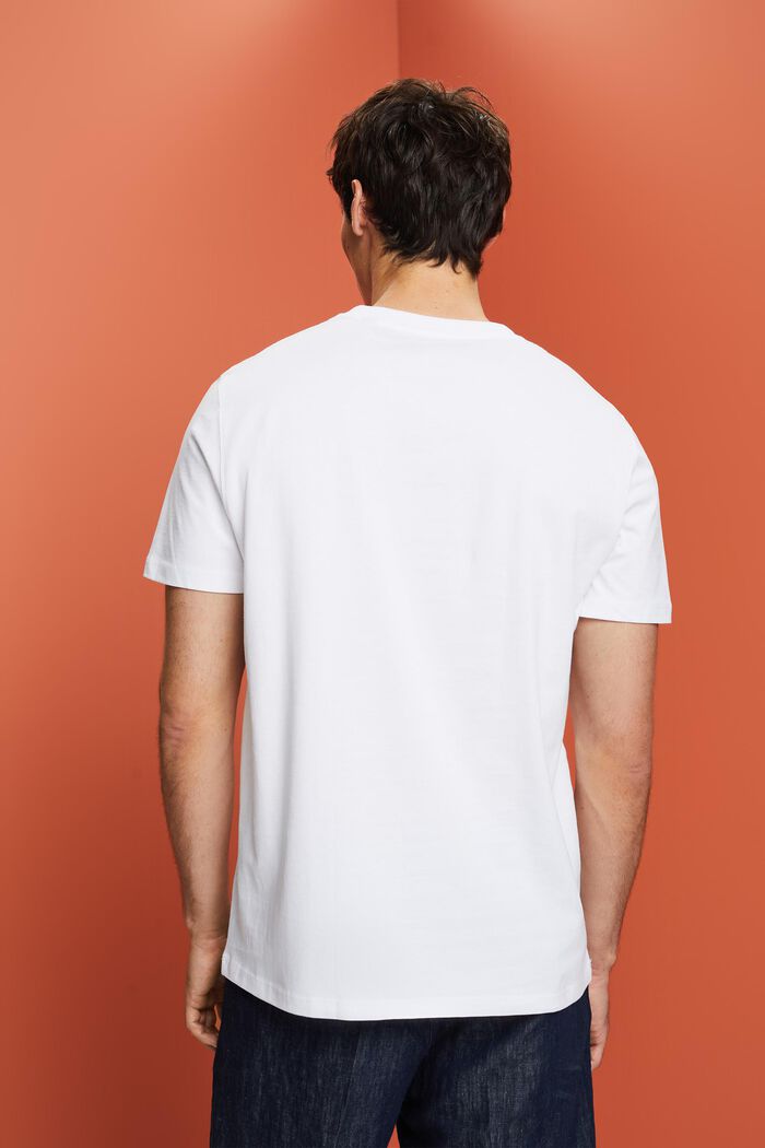 T-Shirt mit Frontprint, 100% Baumwolle