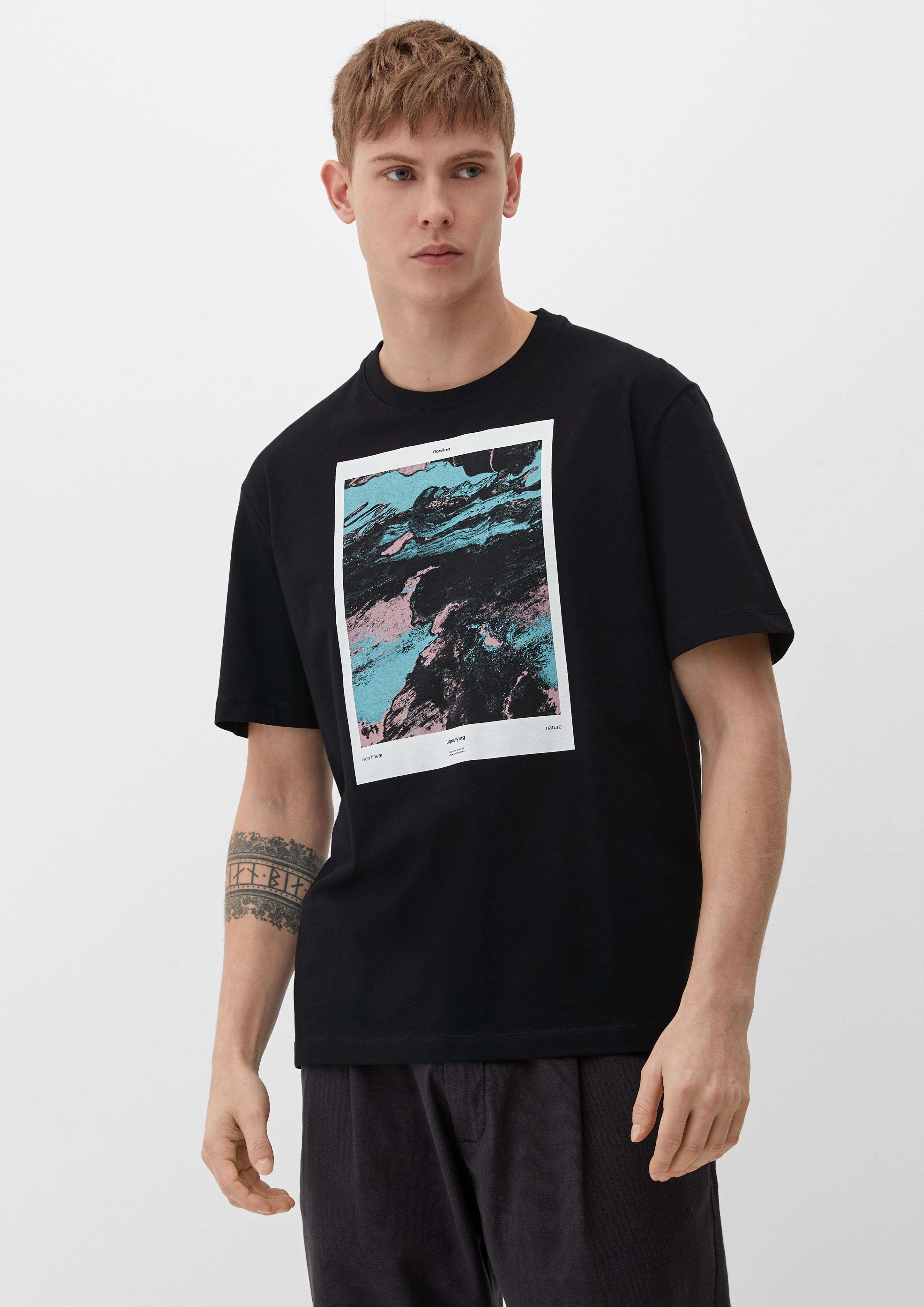 T-Shirt mit Frontprint  2129862-99D1