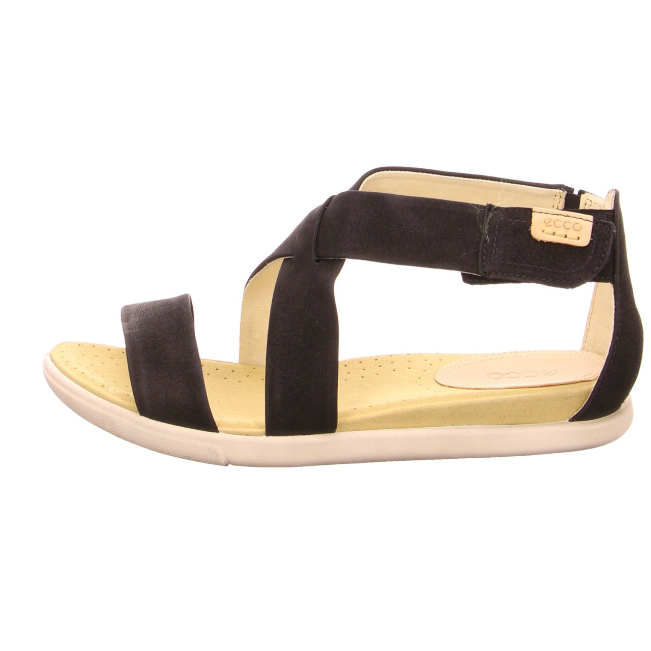 ECCO Keilsandalen schwarz