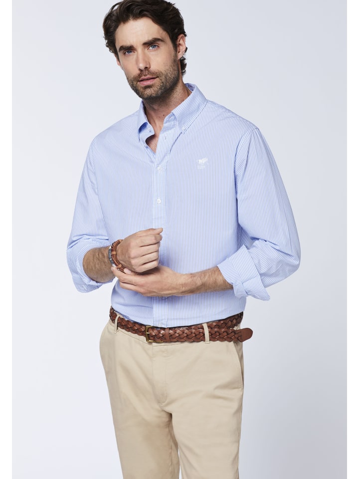 Polo Sylt Hemd in Blau günstig kaufen