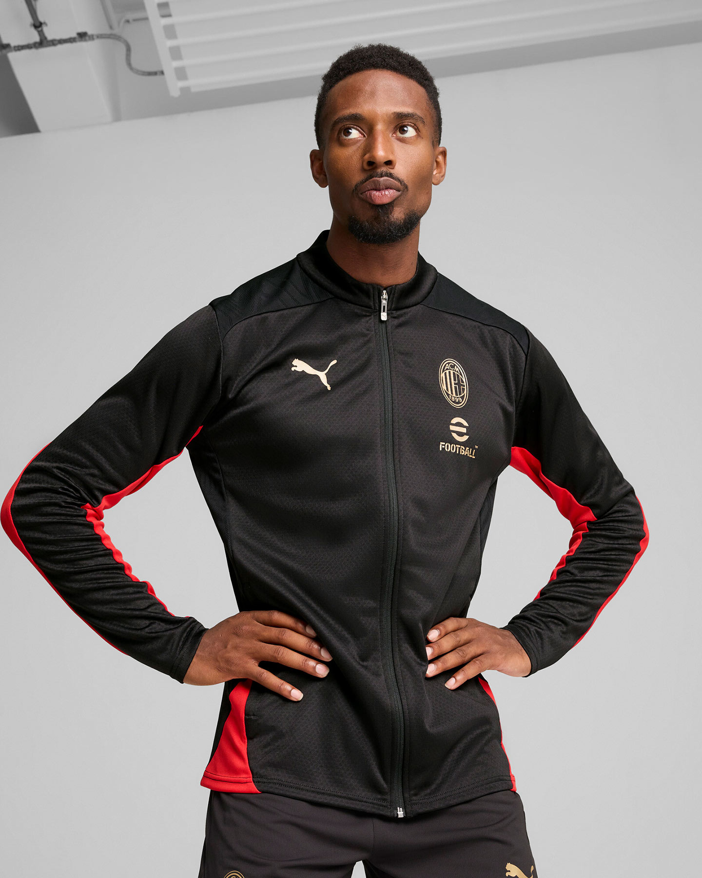 Oficiálne futbalové oblečenie Puma AC Milan Training 24-25 M 777508-04