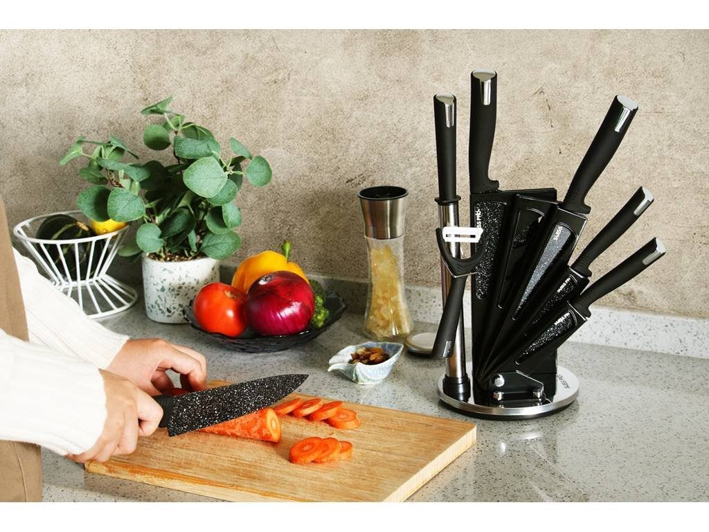 SWISS PRO+ Messer-Set Swiss Pro 8-TEILIGES KÜCHENMESSER-SET aus rostfreiem Spezialstahl