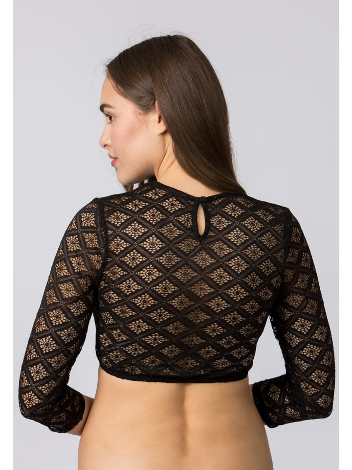 Stockerpoint Stockerpoint Dirndlbluse Holly in schwarz günstig kaufen