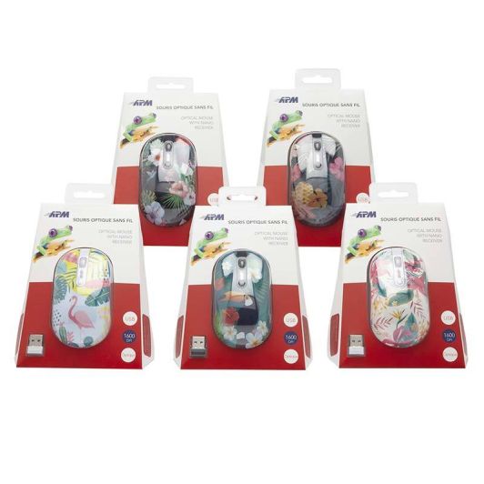 Mouse wireless APM 5 modele diferite (culoare disponibilă doar în magazin)