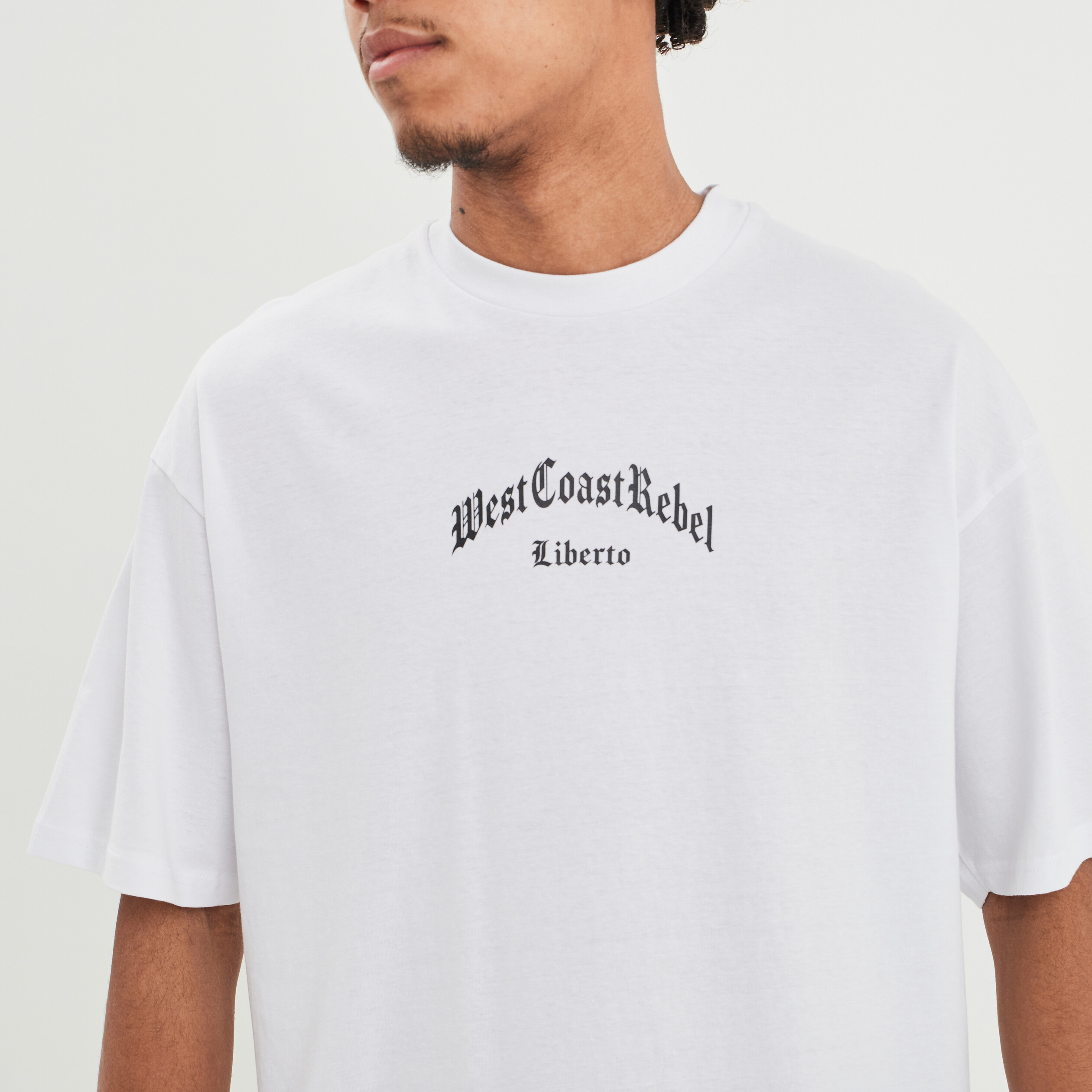 T-shirt manches courtes Liberto blanc homme | La Halle