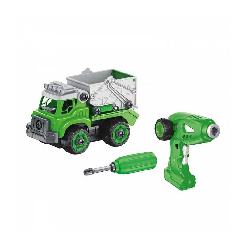 Camion de poubelle à assembler