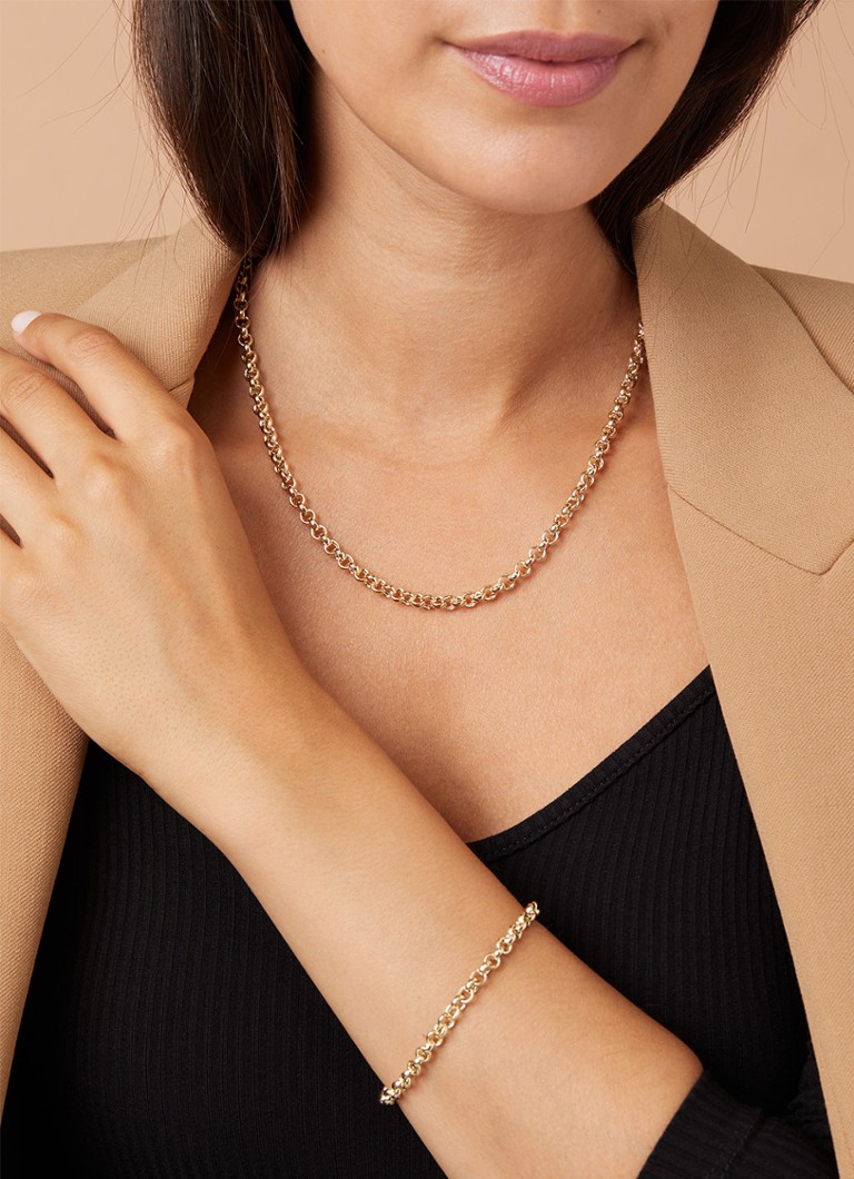 Diamond Point Yellow Gold Bracelet Timeless Treasures