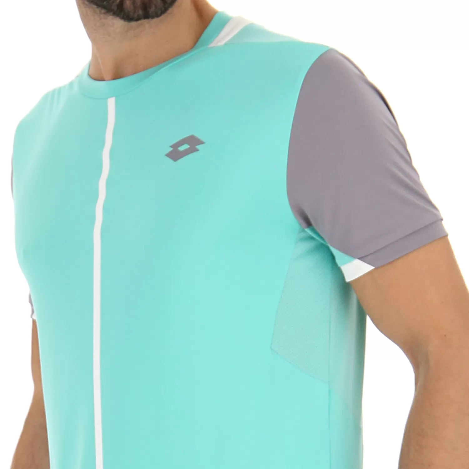 Tričko TOP IV ZELENÉ 929C/RTUŤOVÉ STŘÍBRNÉ