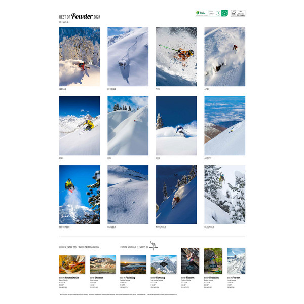 BEST OF POWDER 2024 - Kalender