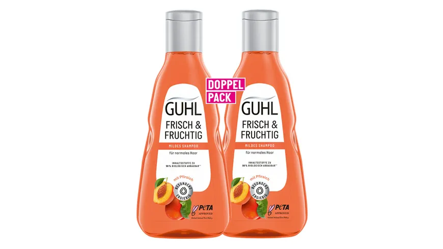 GUHL Frisch & Fruchtig Mildes Shampoo Doppelpack 500 ml