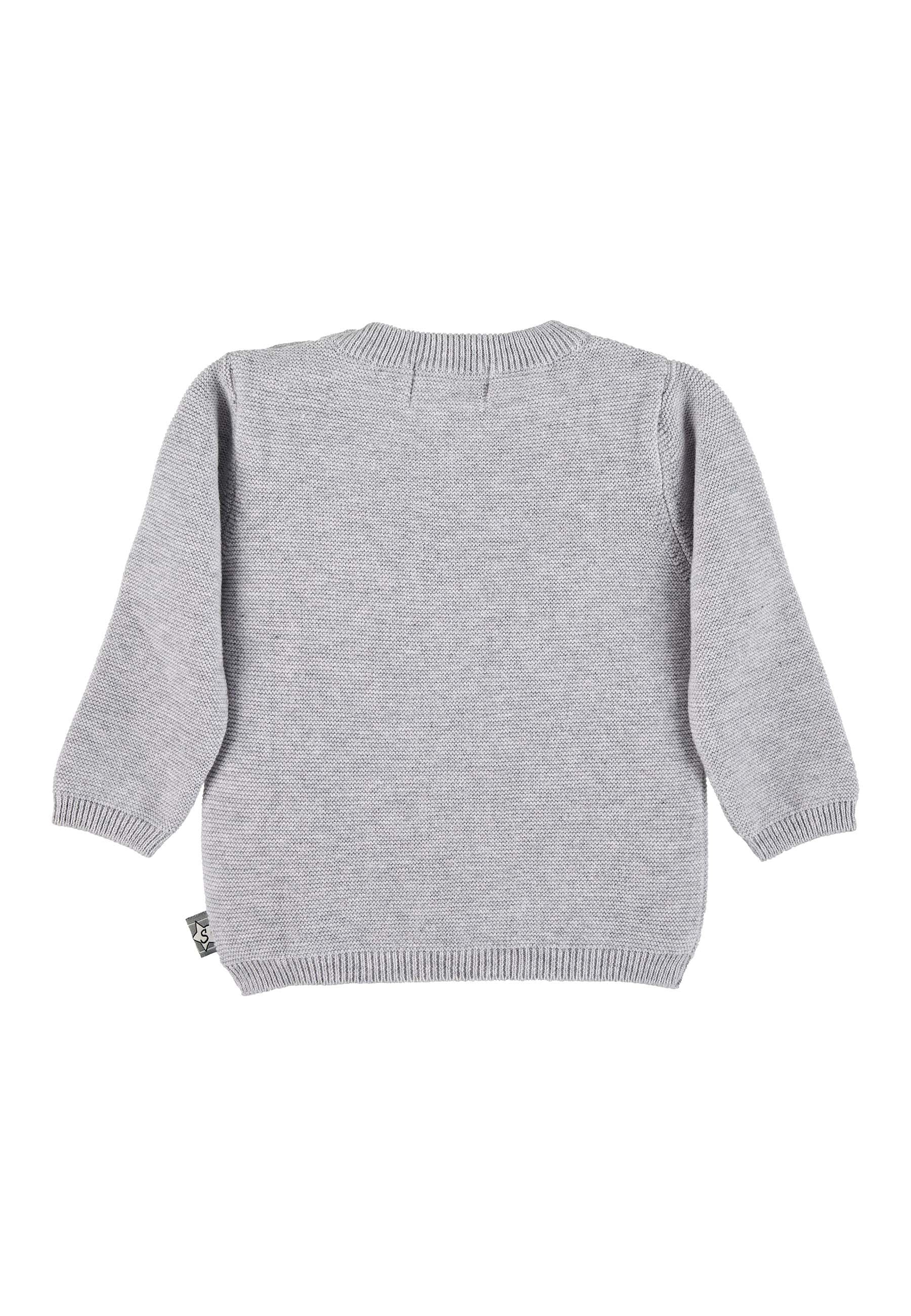 GOTS Strick-Pullover mit eingestricktem Stern
