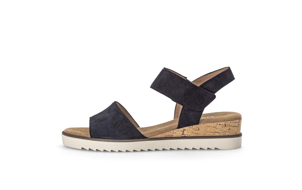 GABOR Komfort Sandalen blau Gabor Comfort Keilsandalette 42.750.36 b