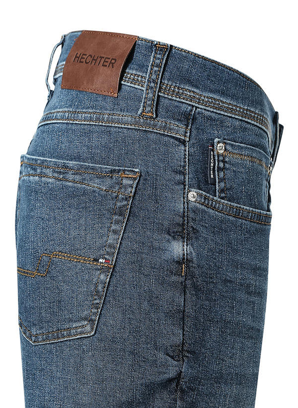 HECHTER PARIS, Jeans, Tapered Fit, Baumwolle T400®, navy