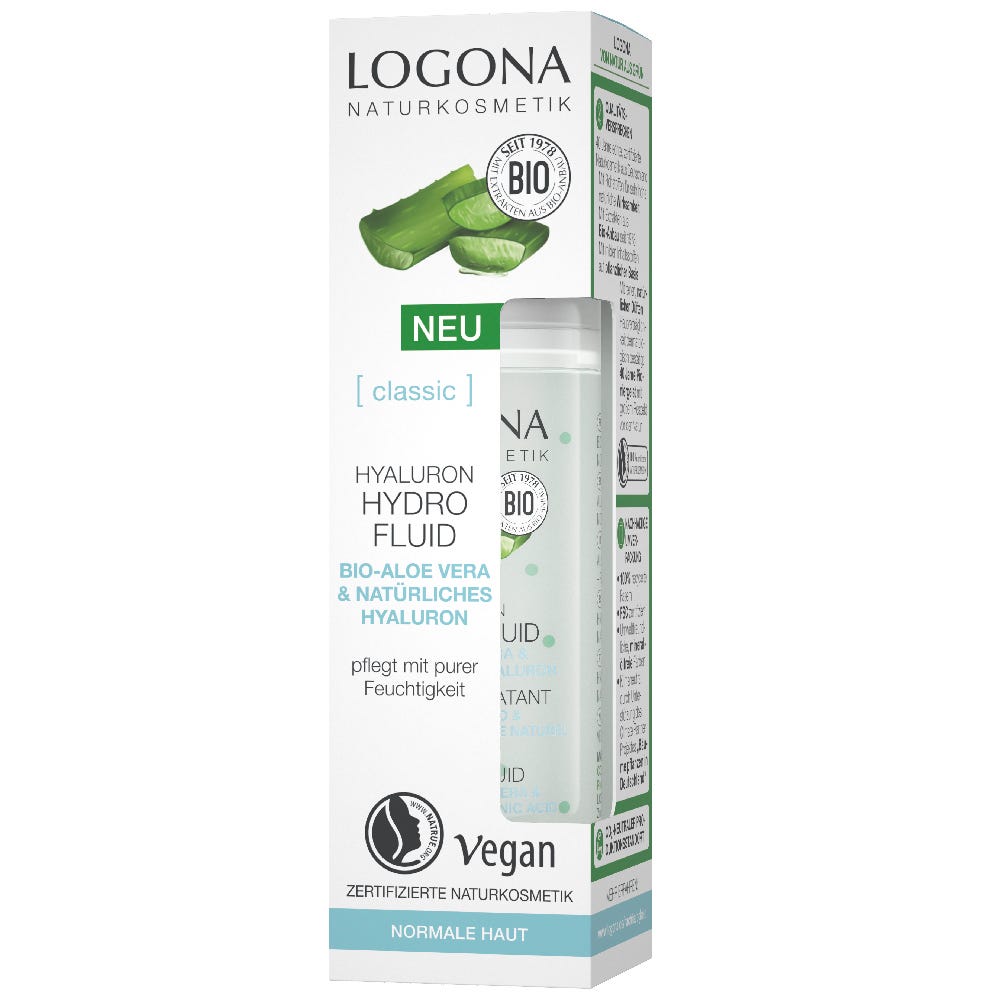 LOGONA Hyaluron Hydro Fluid Bio-Aloe Vera & Hyaluronsäure 30 ml