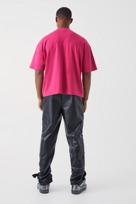 Kastiges Oversize T-Shirt mit Print