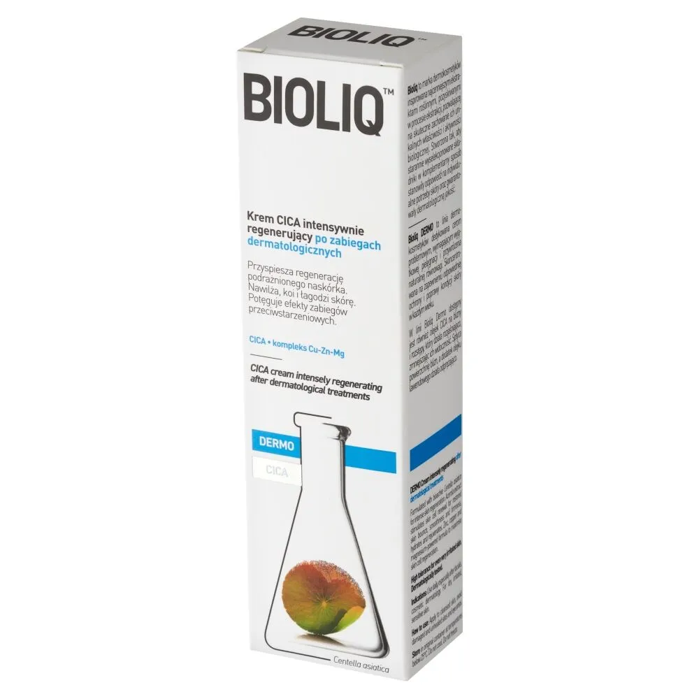 Bioliq Dermo Cica kremas intensyviai regeneruoja odą po dermatologinių procedūrų