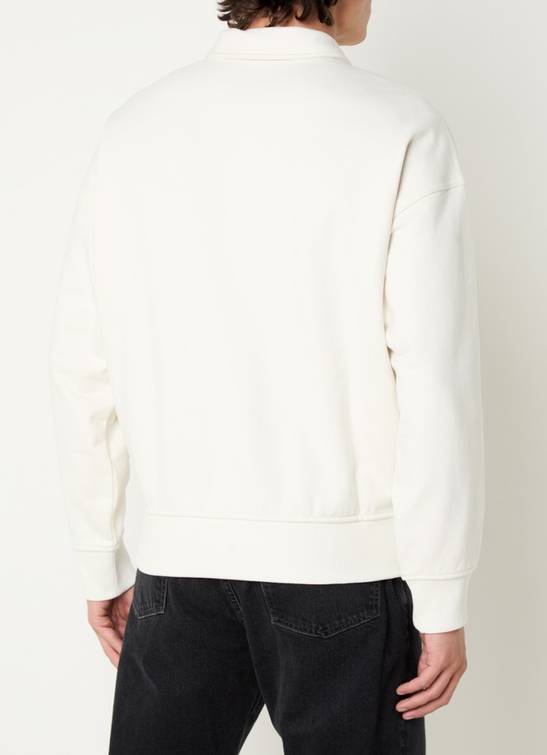 Pulover cu fermoar și logo Ralph Lauren